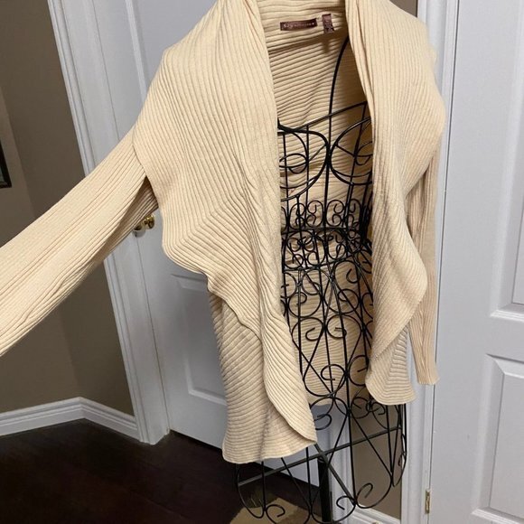 Circular Women's 100% Cotton Sweater in Neutral Beige Size L GUC - Picture 2 of 14